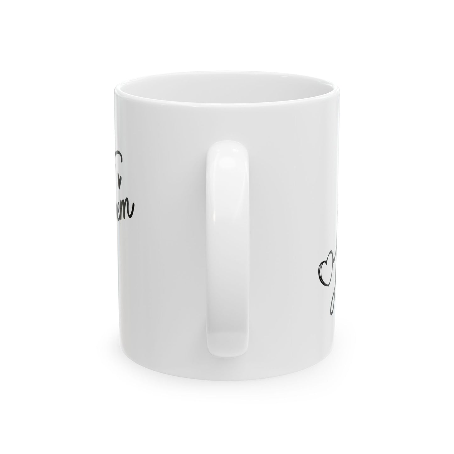 Let Them Be Ceramic Mug — Inspirational Script Coffee Cup (11oz, 15oz)