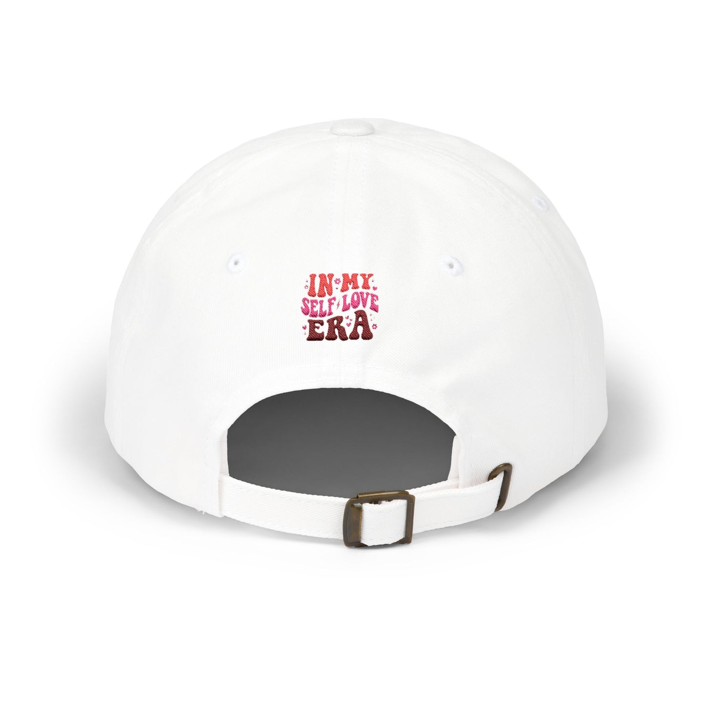 Dad Cap — "Unsubscribed" Front, "In My Self-Love Era" Back — Minimal Single Life Hat