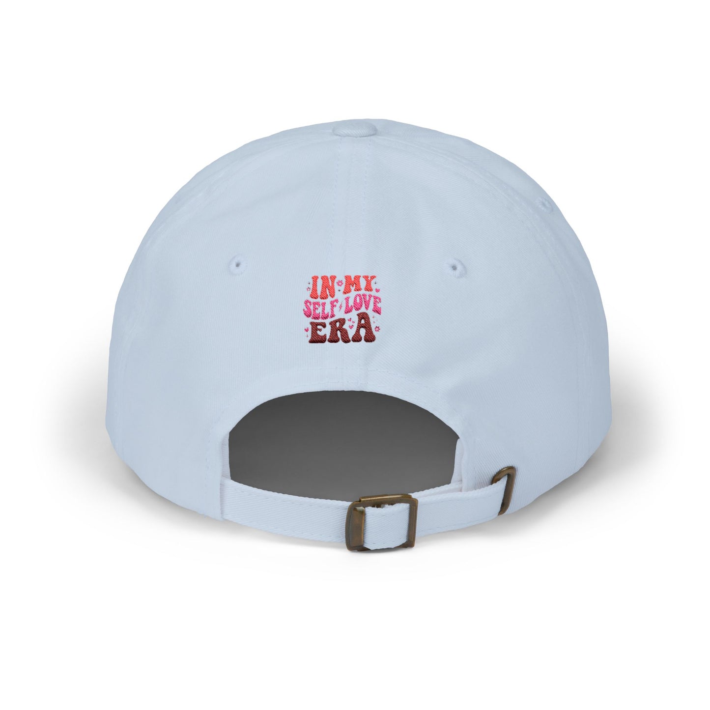 Dad Cap — "Unsubscribed" Front, "In My Self-Love Era" Back — Minimal Single Life Hat