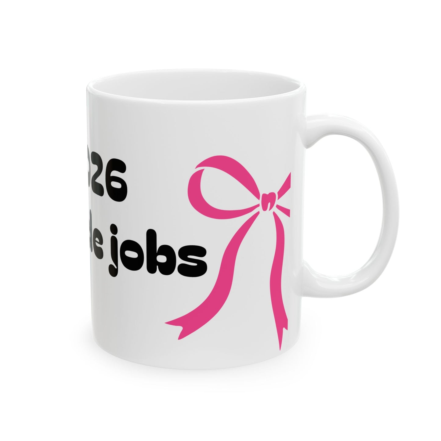 POV 2026 Mug – “We’re Only Side Jobs” Funny Political Coffee Cup (11oz/15oz)