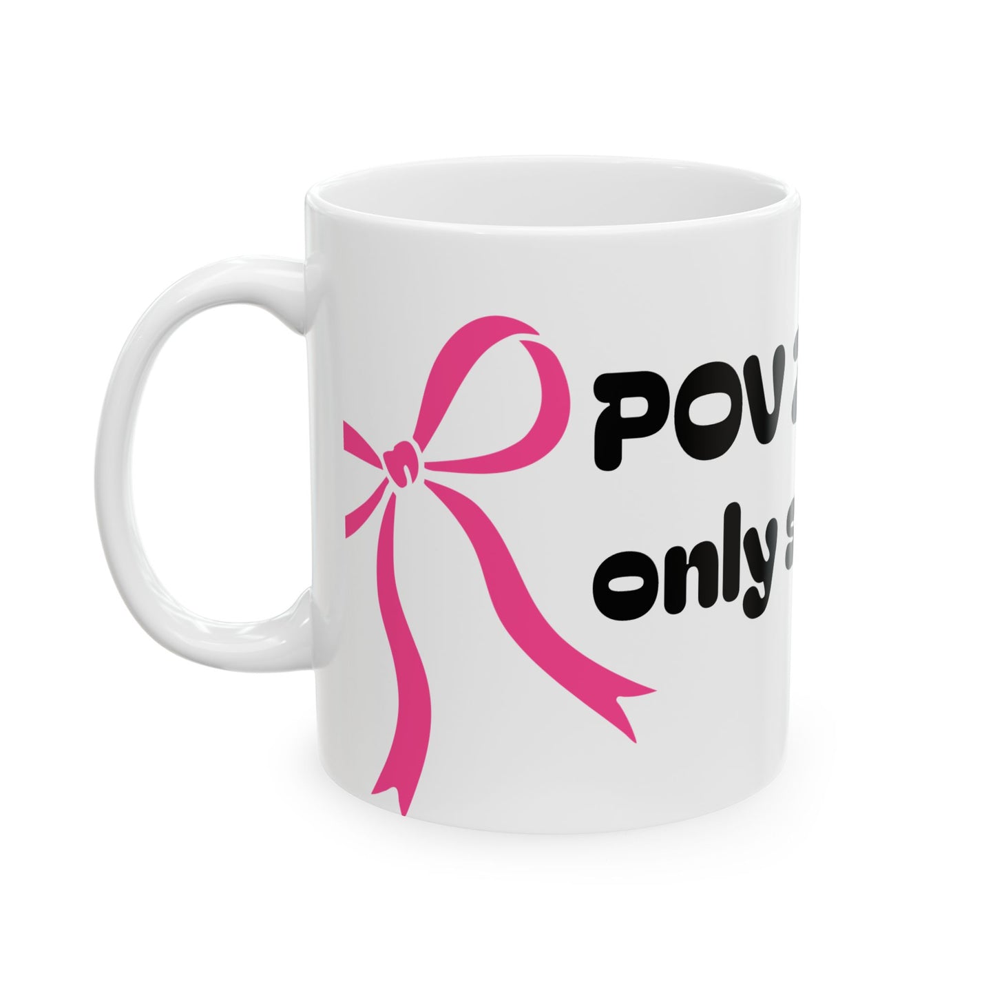 POV 2026 Mug – “We’re Only Side Jobs” Funny Political Coffee Cup (11oz/15oz)