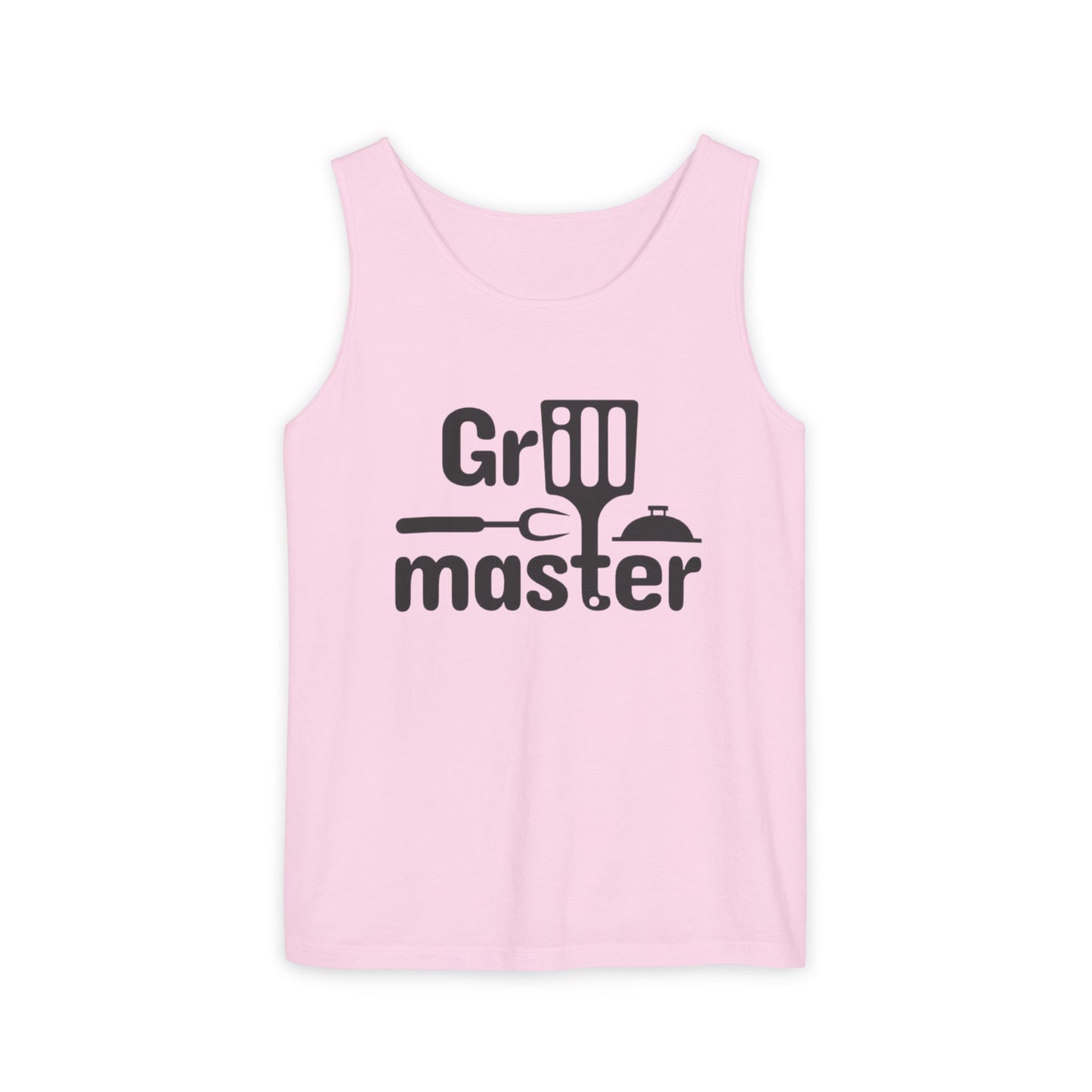 Grill Master Tank Top — Funny BBQ Apron-Style Graphic for Dad, Father’s Day & Summer Cookouts