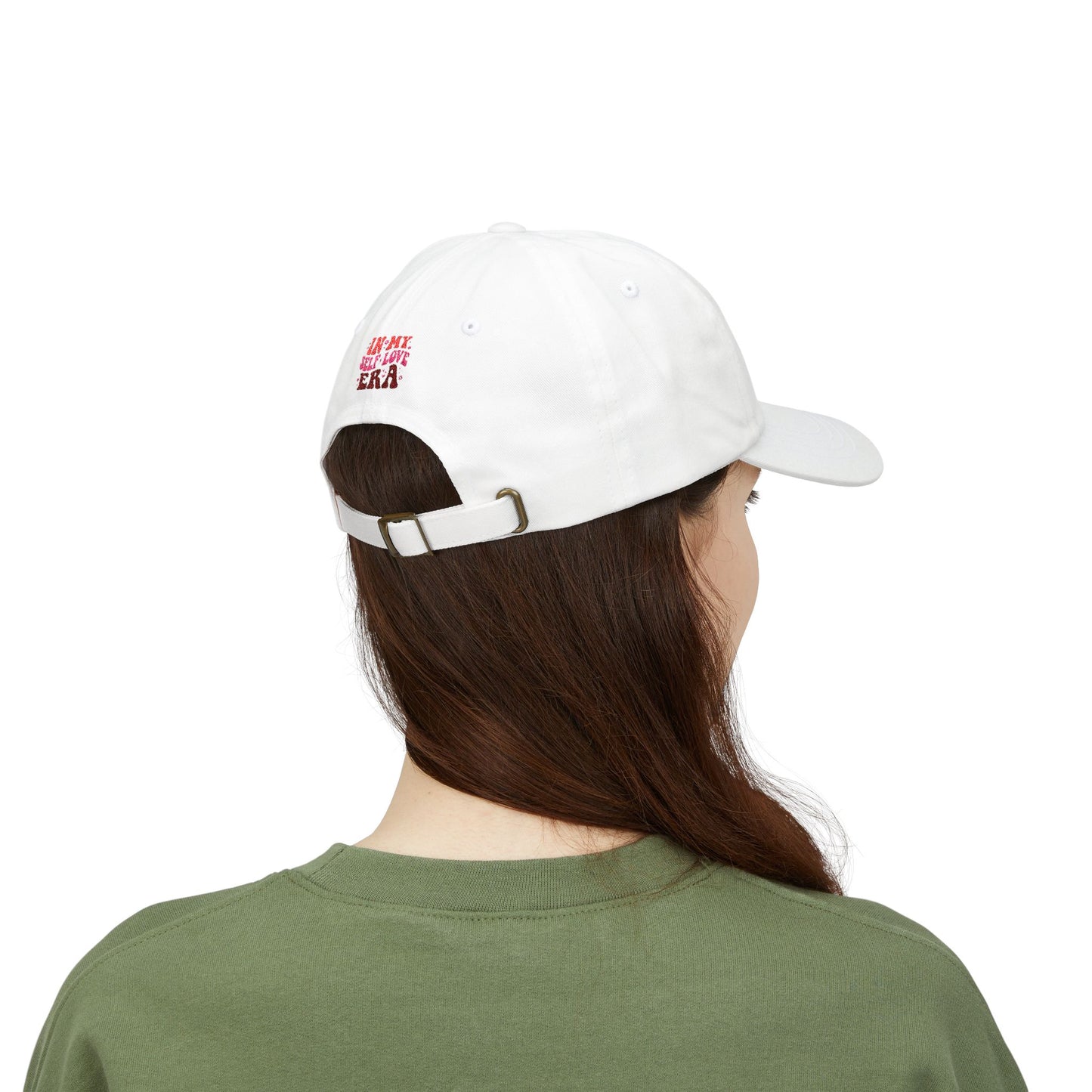 Dad Cap — "Unsubscribed" Front, "In My Self-Love Era" Back — Minimal Single Life Hat