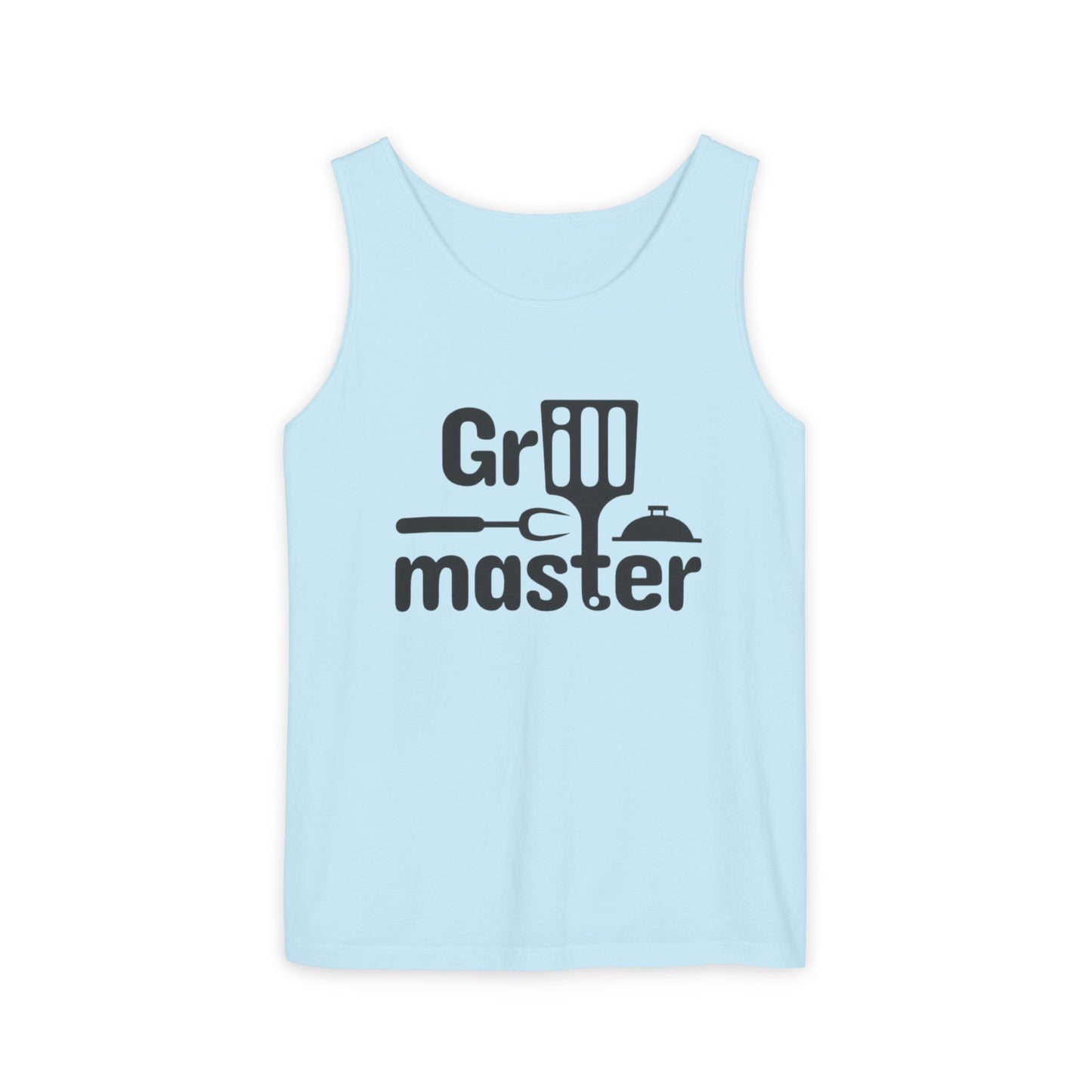 Grill Master Tank Top — Funny BBQ Apron-Style Graphic for Dad, Father’s Day & Summer Cookouts