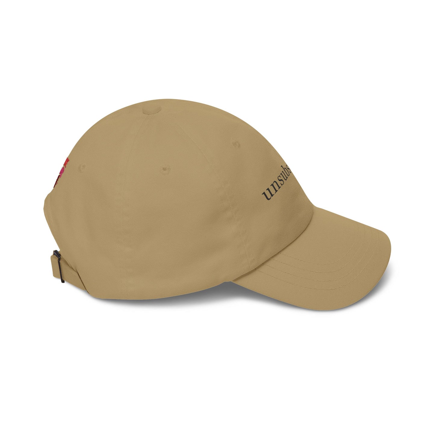 Dad Cap — "Unsubscribed" Front, "In My Self-Love Era" Back — Minimal Single Life Hat