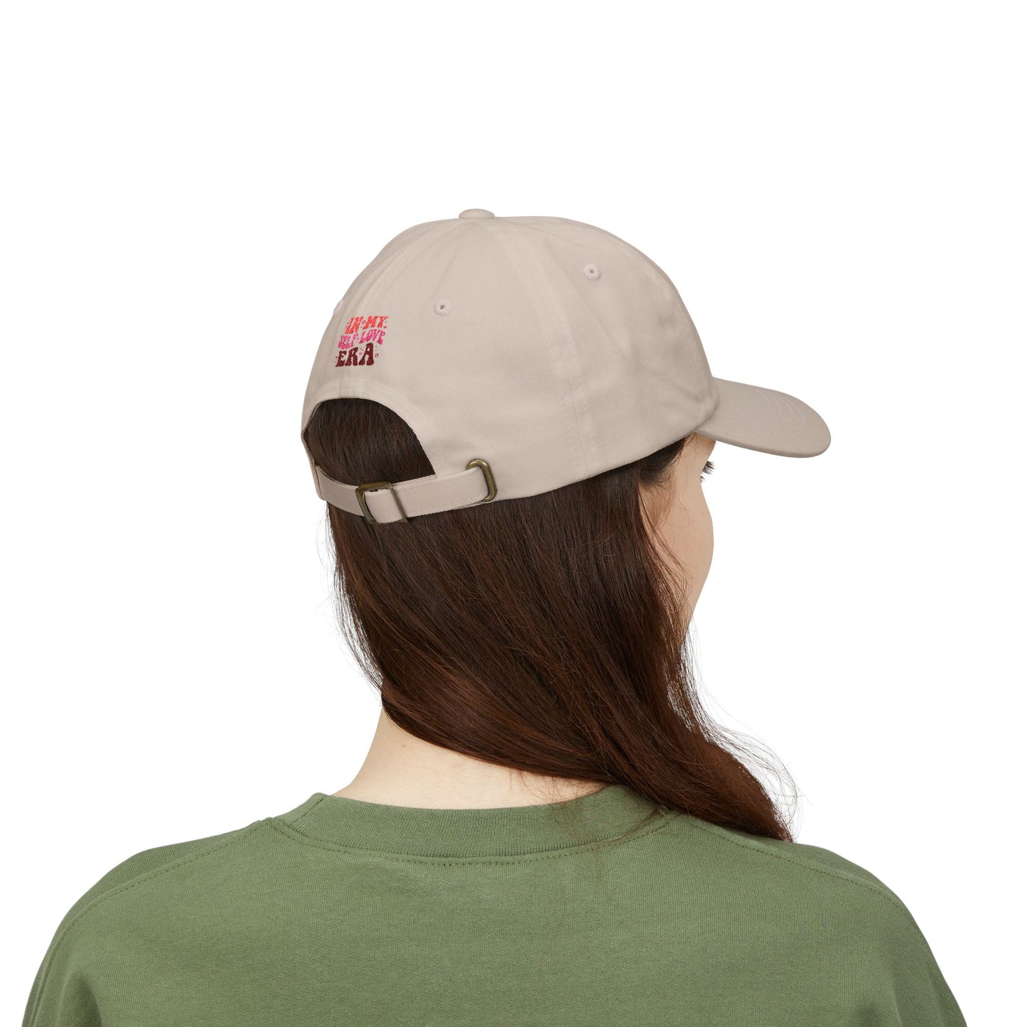Dad Cap — "Unsubscribed" Front, "In My Self-Love Era" Back — Minimal Single Life Hat