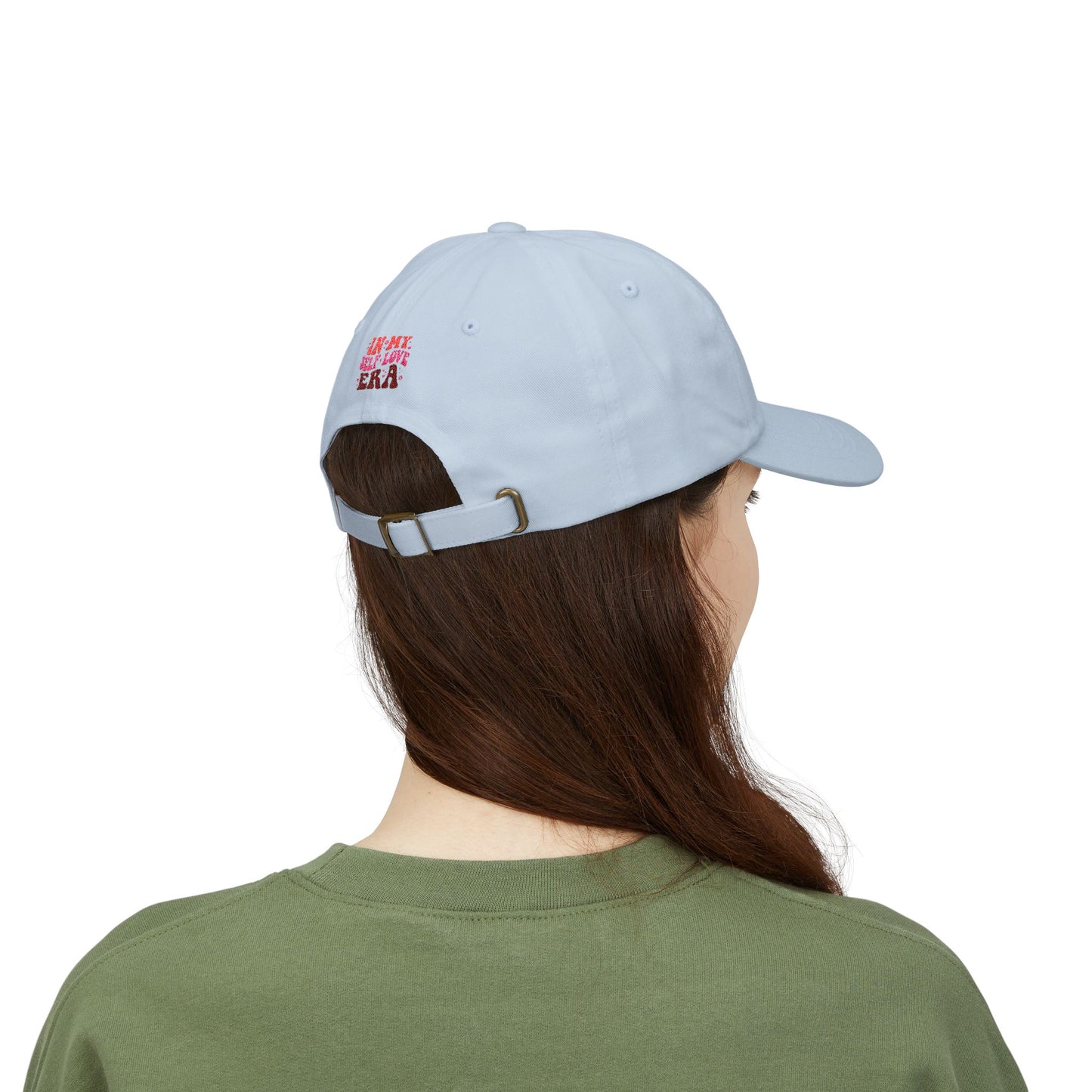 Dad Cap — "Unsubscribed" Front, "In My Self-Love Era" Back — Minimal Single Life Hat